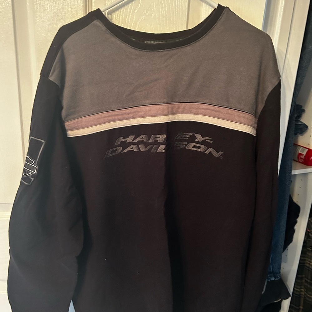 Harley-Davidson Charcoal and Black Tee